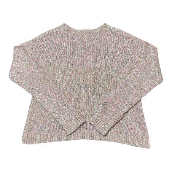 Lilly Pulitzer Hemmings Sparkle Knit Sweater Pink Gold Blue Small - Picture 4 of 5